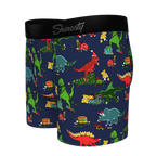 The T-Rexmas | Christmas Dinosaur Youth Boxer Briefs - Shinesty