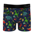 The T-Rexmas | Christmas Dinosaur Youth Boxer Briefs - Shinesty