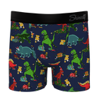 The T-Rexmas | Christmas Dinosaur Youth Boxer Briefs - Shinesty