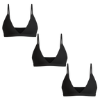 The Threat Level Midnight | Boob Hammock™ Triangle Bralette 3 Pack - Shinesty