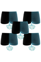 The Threat Level Midnight | Fart Proof Boyshort Underwear 5 Pack - Shinesty