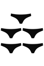 The Threat Level Midnight | Women's Thong Underwear 5 Pack - Shinesty