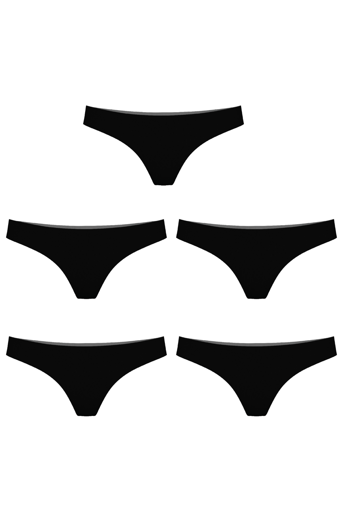 The Threat Level Midnight | Women's Thong Underwear 5 Pack - Shinesty