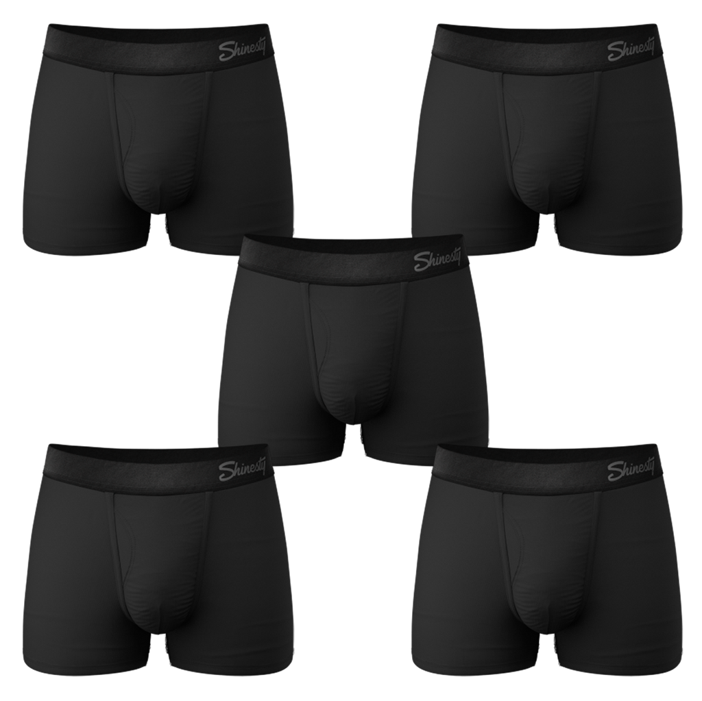 The Threat Level Midnight | Black Ball Hammock® Pouch Trunks Underwear 5 Pack - Shinesty