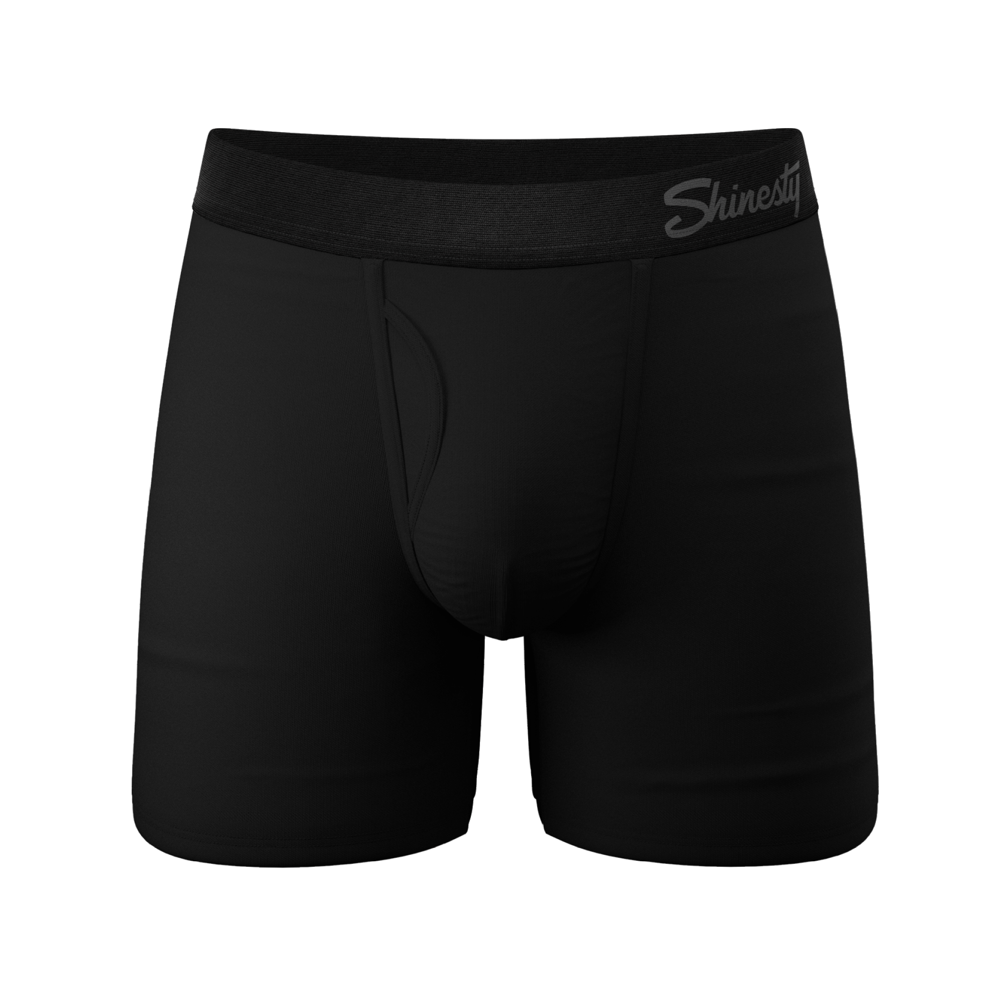 The Threat Level Midnight | Black Ball Hammock® Pouch Underwear With Fly - Shinesty