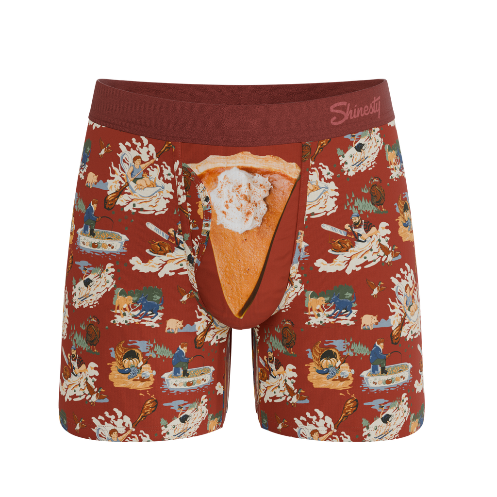 The Tater Toile | Thanksgiving Scene Ball Hammock® Pouch Underwear With Fly - Shinesty