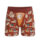 The Tater Toile | Thanksgiving Scene Ball Hammock® Pouch Underwear With Fly - Shinesty