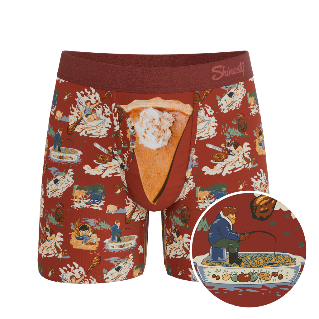 The Tater Toile | Thanksgiving Scene Ball Hammock® Pouch Underwear With Fly