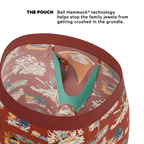 The Tater Toile | Thanksgiving Scene Ball Hammock® Boxer - Long Leg - Shinesty