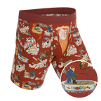 The Tater Toile | Thanksgiving Scene Ball Hammock® Boxer - Long Leg
