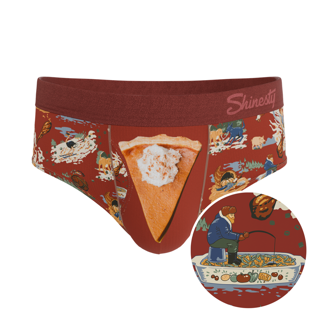 The Tater Toile | Thanksgiving Scene Ball Hammock® Pouch Underwear Briefs