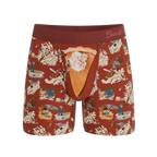 The Tater Toile | Thanksgiving Scene Ball Hammock® Magnum Big Pouch Underwear - Shinesty