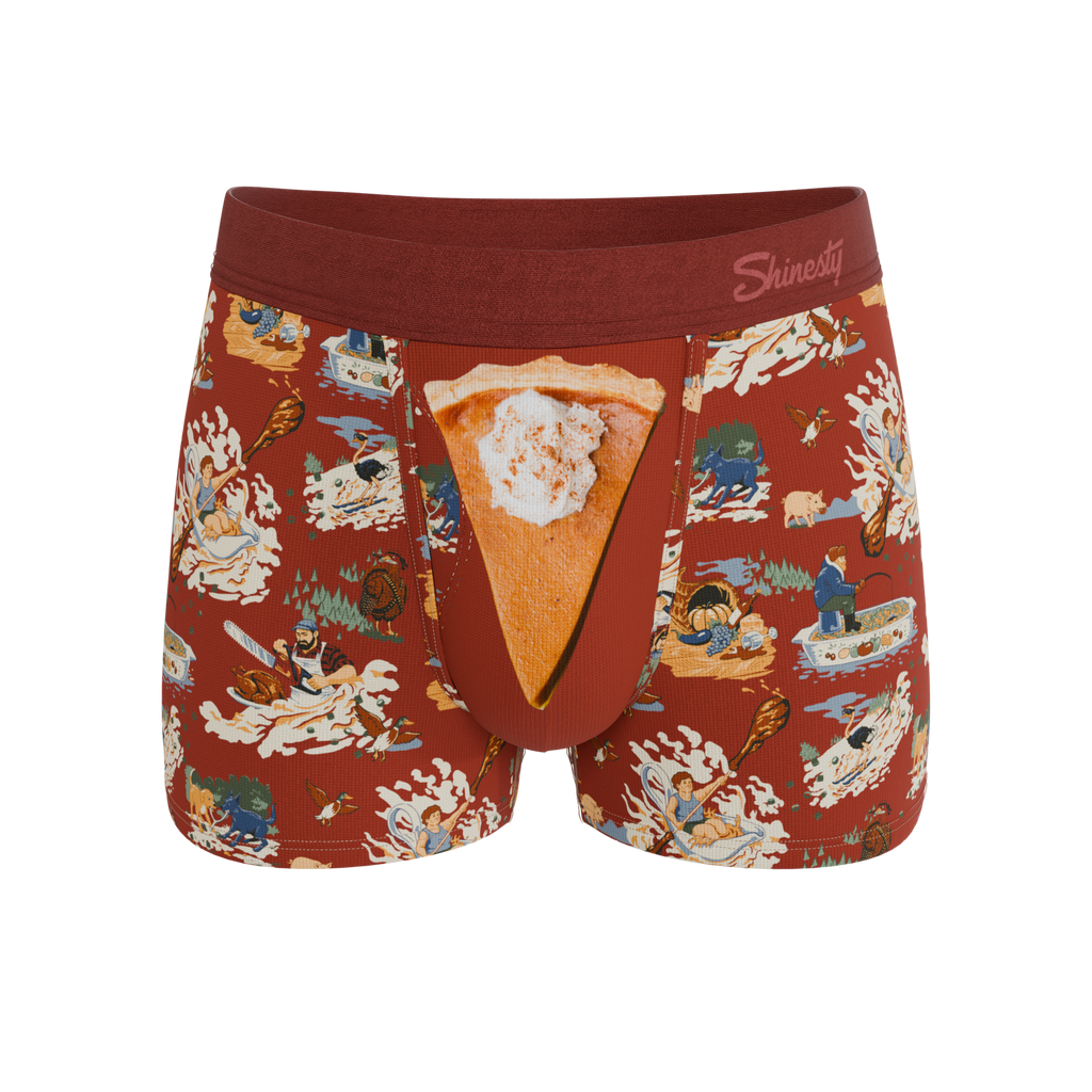 The Tater Toile | Thanksgiving Scene Ball Hammock® Pouch Trunks Underwear - Shinesty