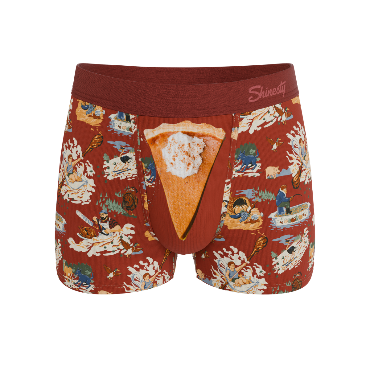 The Tater Toile | Thanksgiving Scene Ball Hammock® Pouch Trunks Underwear - Shinesty