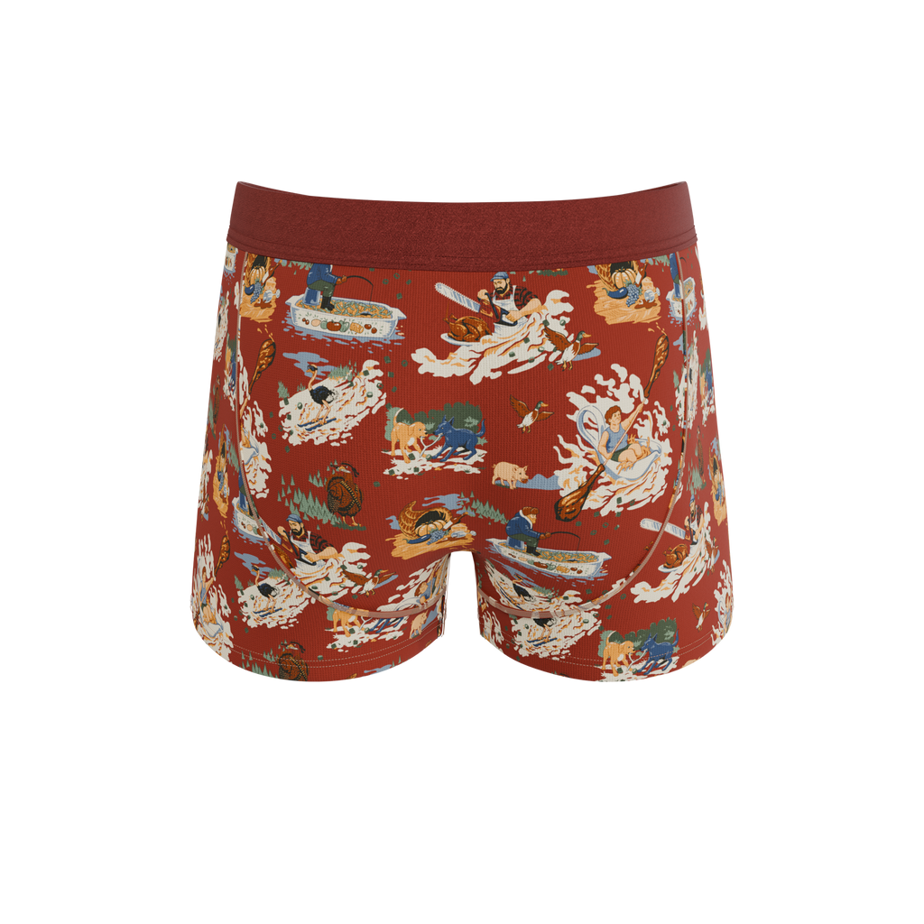 The Tater Toile | Thanksgiving Scene Ball Hammock® Pouch Trunks Underwear - Shinesty