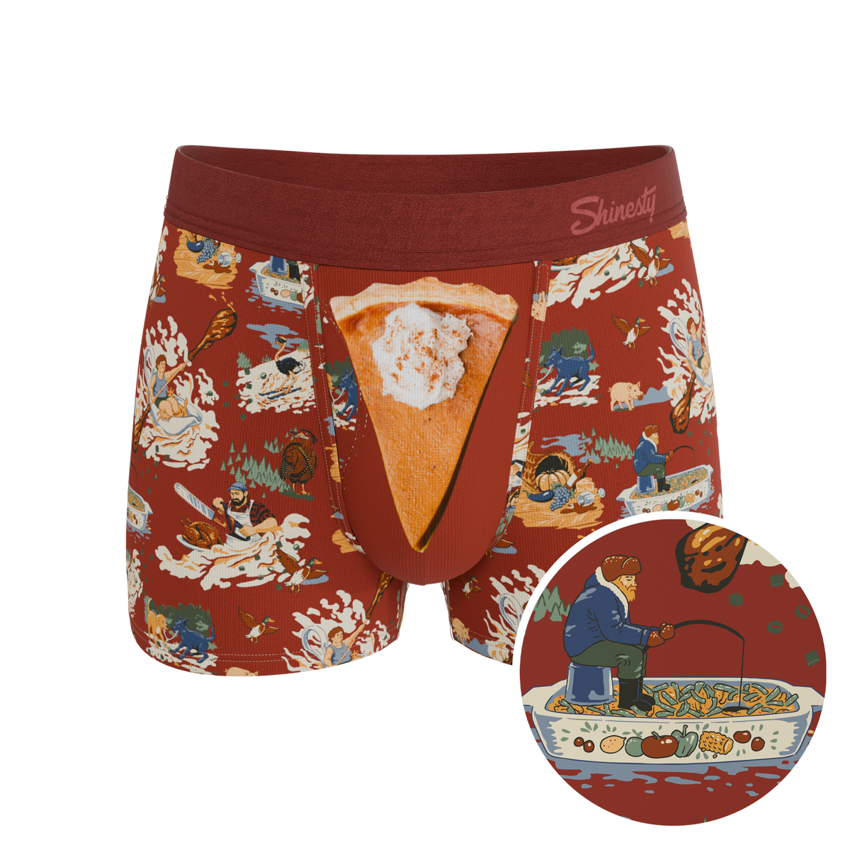 The Tater Toile | Thanksgiving Scene Ball Hammock® Pouch Trunks Underwear