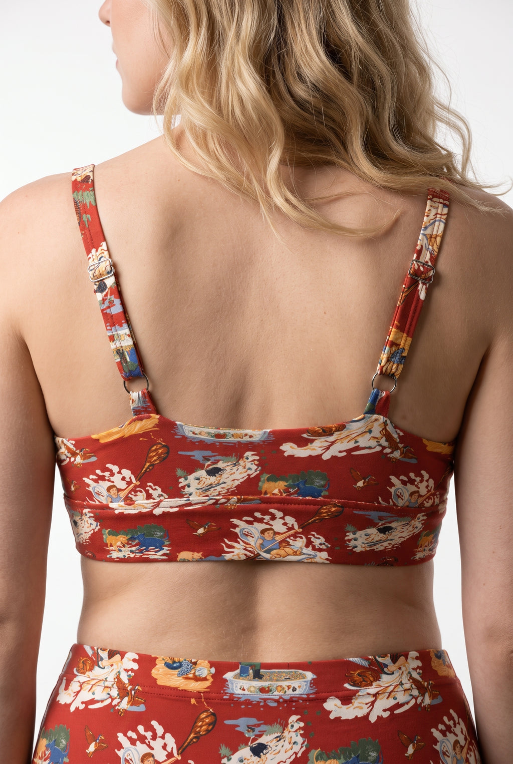 The Tater Toile | Thanksgiving Scene Boob Hammock™ Plunge Bralette