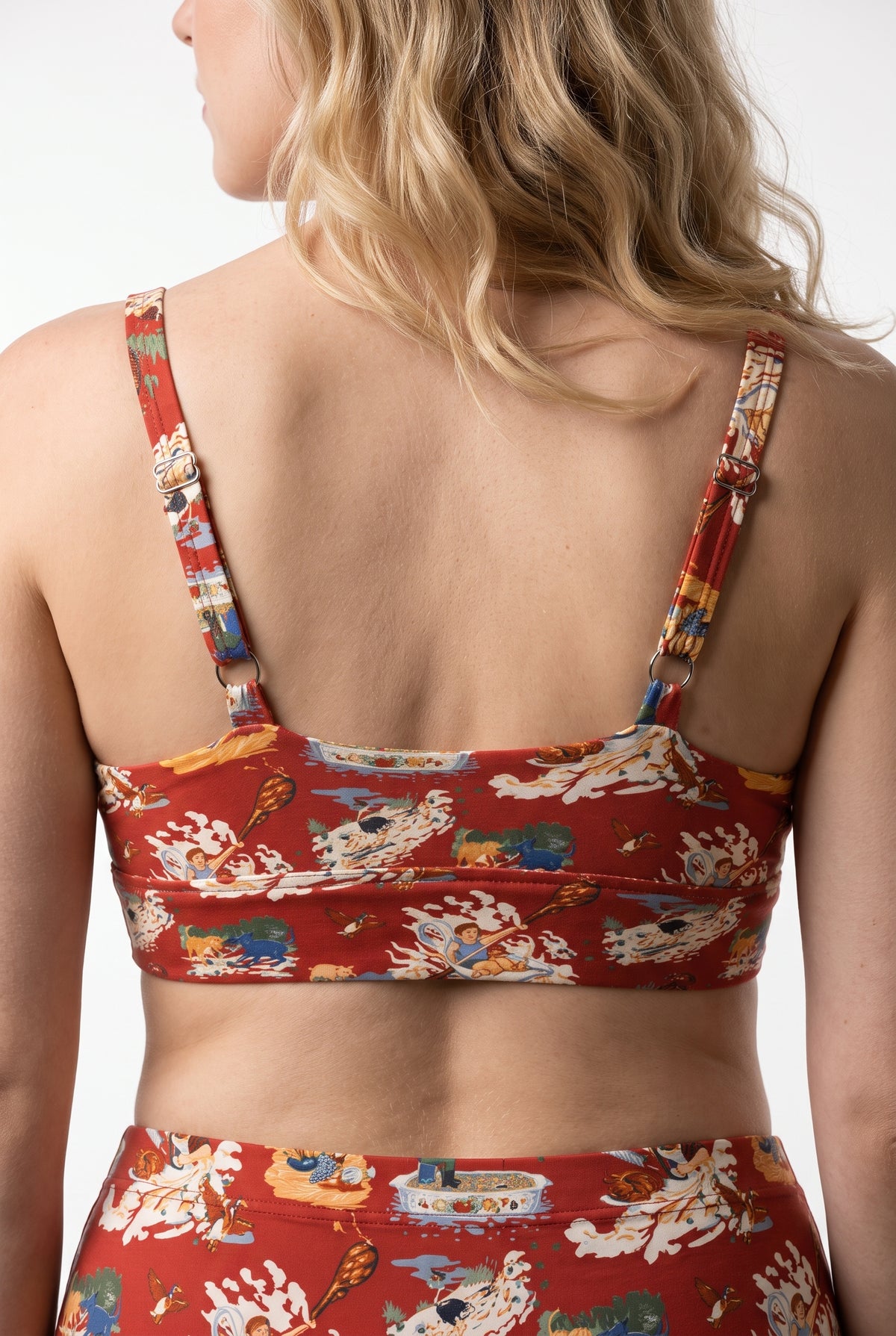 The Tater Toile | Thanksgiving Scene Boob Hammock™ Plunge Bralette
