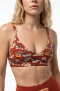 The Tater Toile | Thanksgiving Scene Boob Hammock™ Plunge Bralette