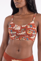 The Tater Toile | Thanksgiving Scene Boob Hammock™ Scoop Bralette - Shinesty