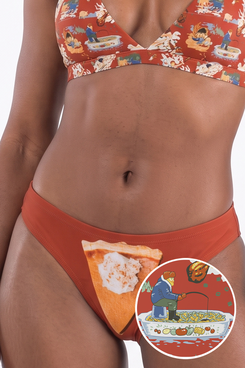 The Tater Toile | Thanksgiving Scene Modal Bikini Underwear