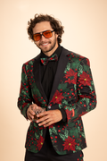 The Centerpiece | Poinsettia Men's Novelty Suit - Shinesty