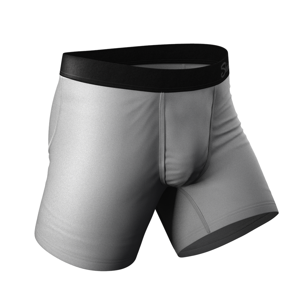 The Christian Grey | Grey Ball Hammock® Boxer Brief 3 Pack - Shinesty