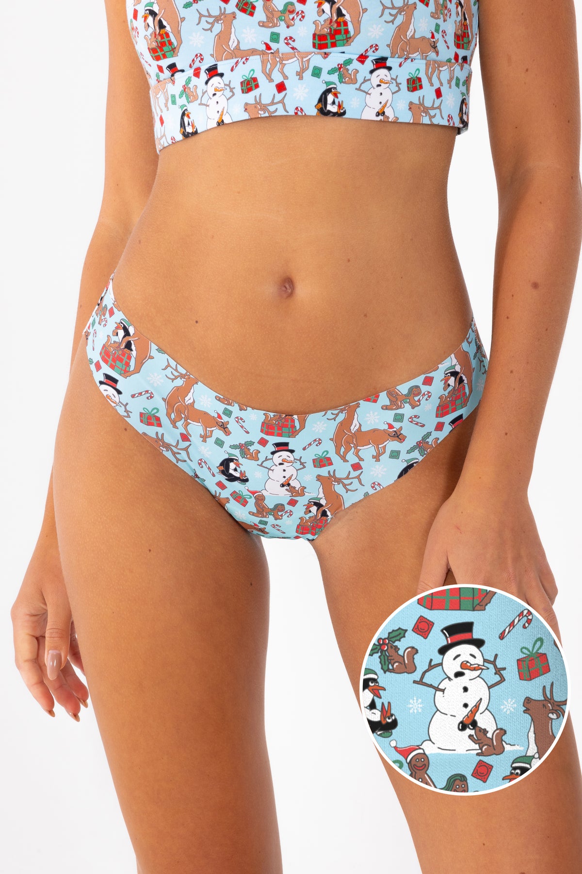 The Christmas Key Party | Christmas Characters Seamless Thong - Shinesty