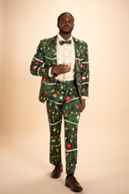 The Christmas Tree Camo | Christmas Tree Print Men's Novelty Suit - Shinesty