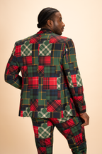 The Clash Of The Tartans | Tartan Patchwork Plaid Men's Novelty Suit - Shinesty