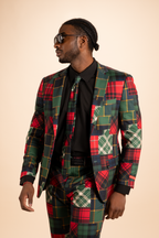 The Clash Of The Tartans | Tartan Patchwork Plaid Men's Novelty Suit - Shinesty