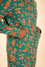 The Ginger Rail | Gingerbread Sexy Terry™ Men's Lounge Onesie - Shinesty