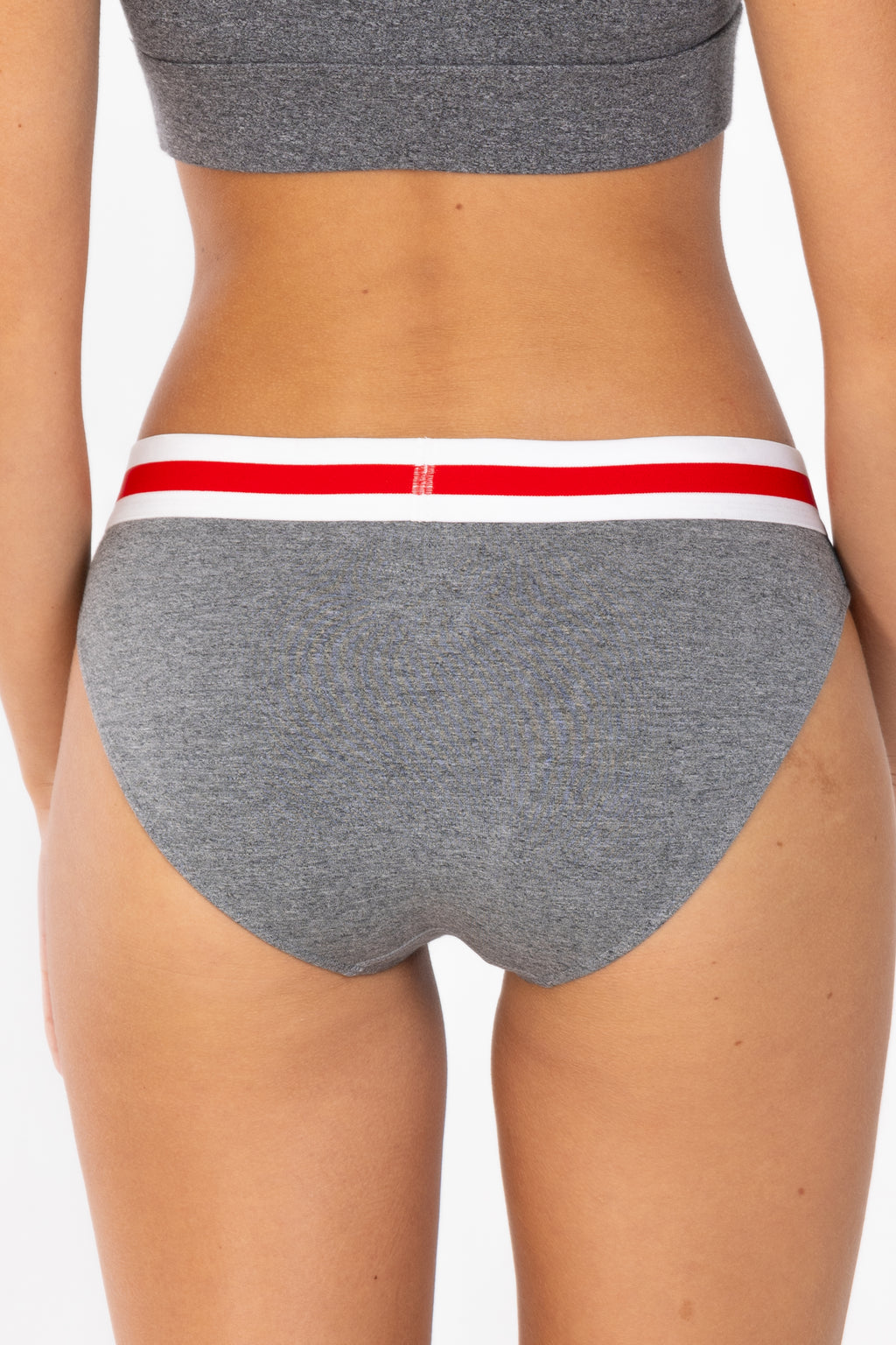 The Koala Camo | Dark Heather Grey Modal Bikini Underwear with Waistband - Shinesty