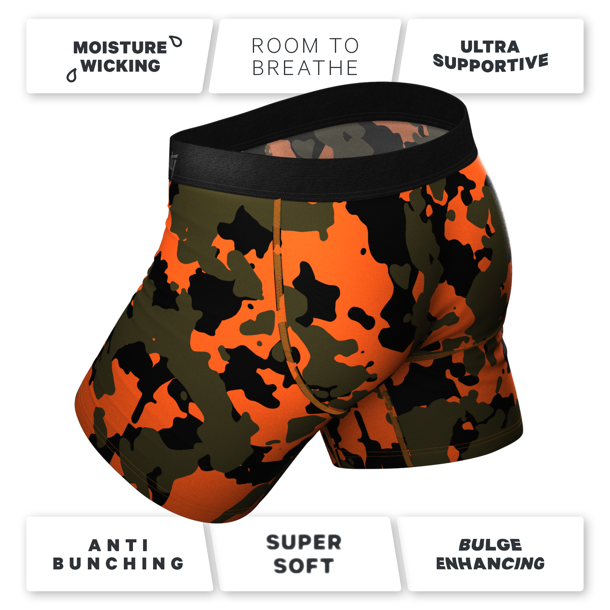 The Name is Buck | Ball Hammock® Pouch Underwear With Fly 2 Pack - Shinesty