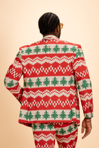 The Red Ryder | Fair Isle Knit Print Men's Novelty Suit - Shinesty