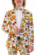 The Spread | White Thanksgiving Suit - Shinesty