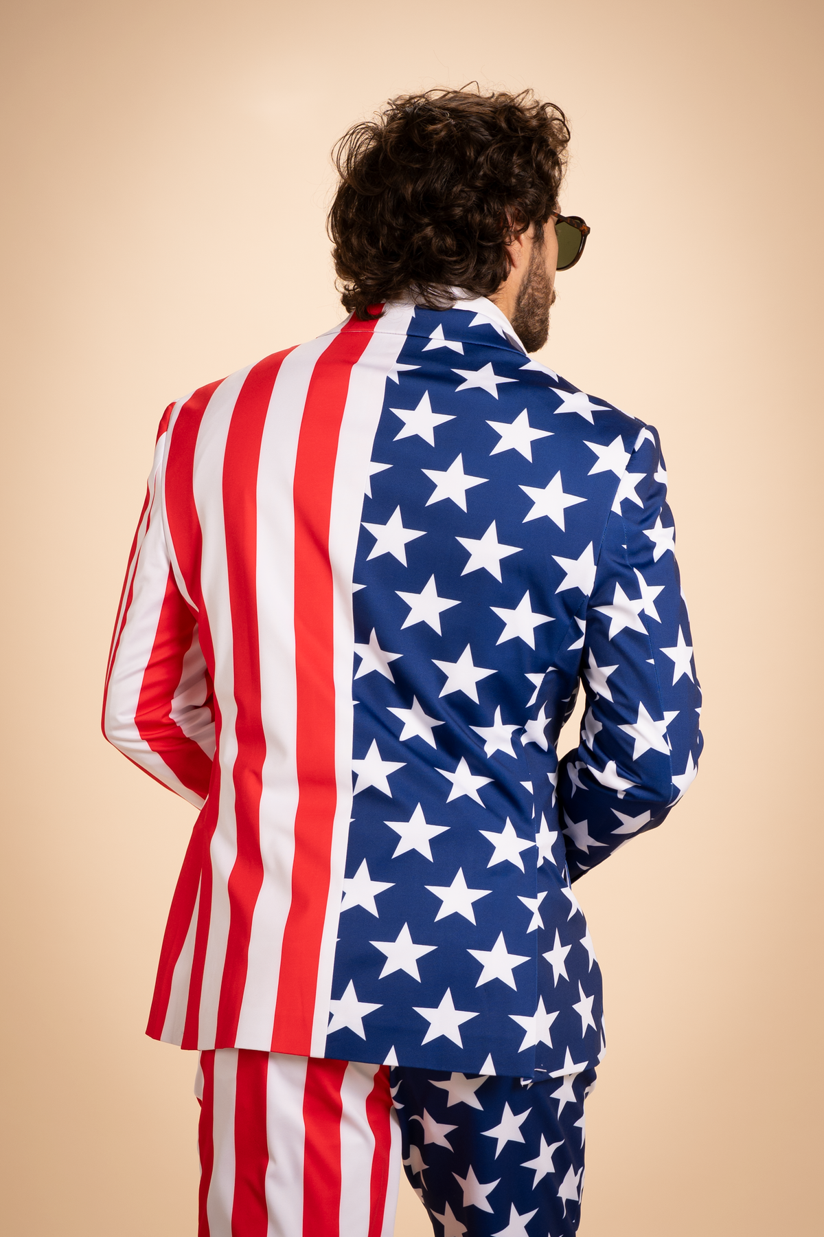The Tommy J | American Flag Men's Novelty Suit - Shinesty
