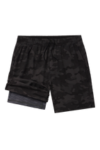 The Blackout | Black Camouflage Ball Hammock® 7 Inch Athletic Shorts