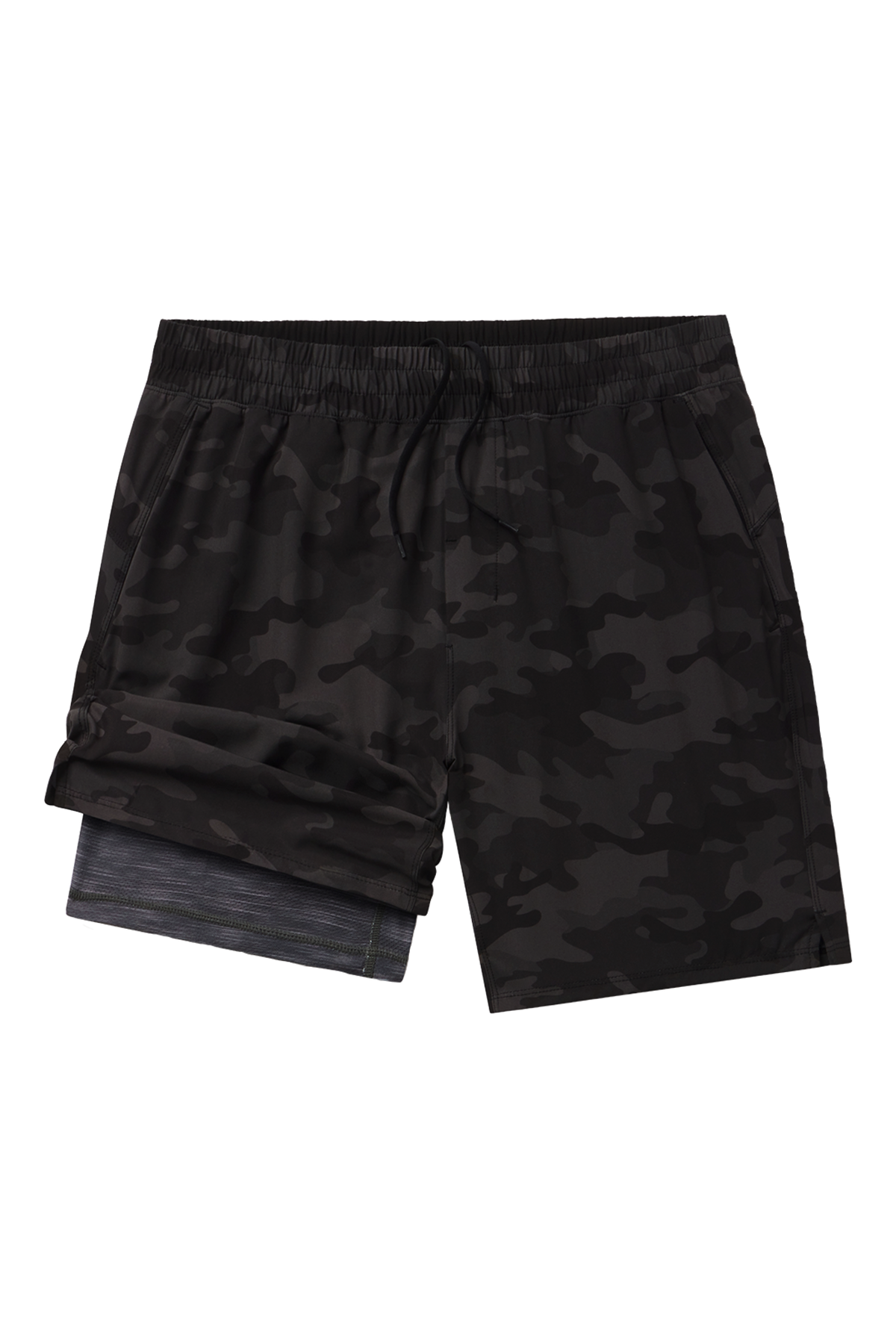 The Blackout | Black Camouflage Ball Hammock® 7 Inch Athletic Shorts