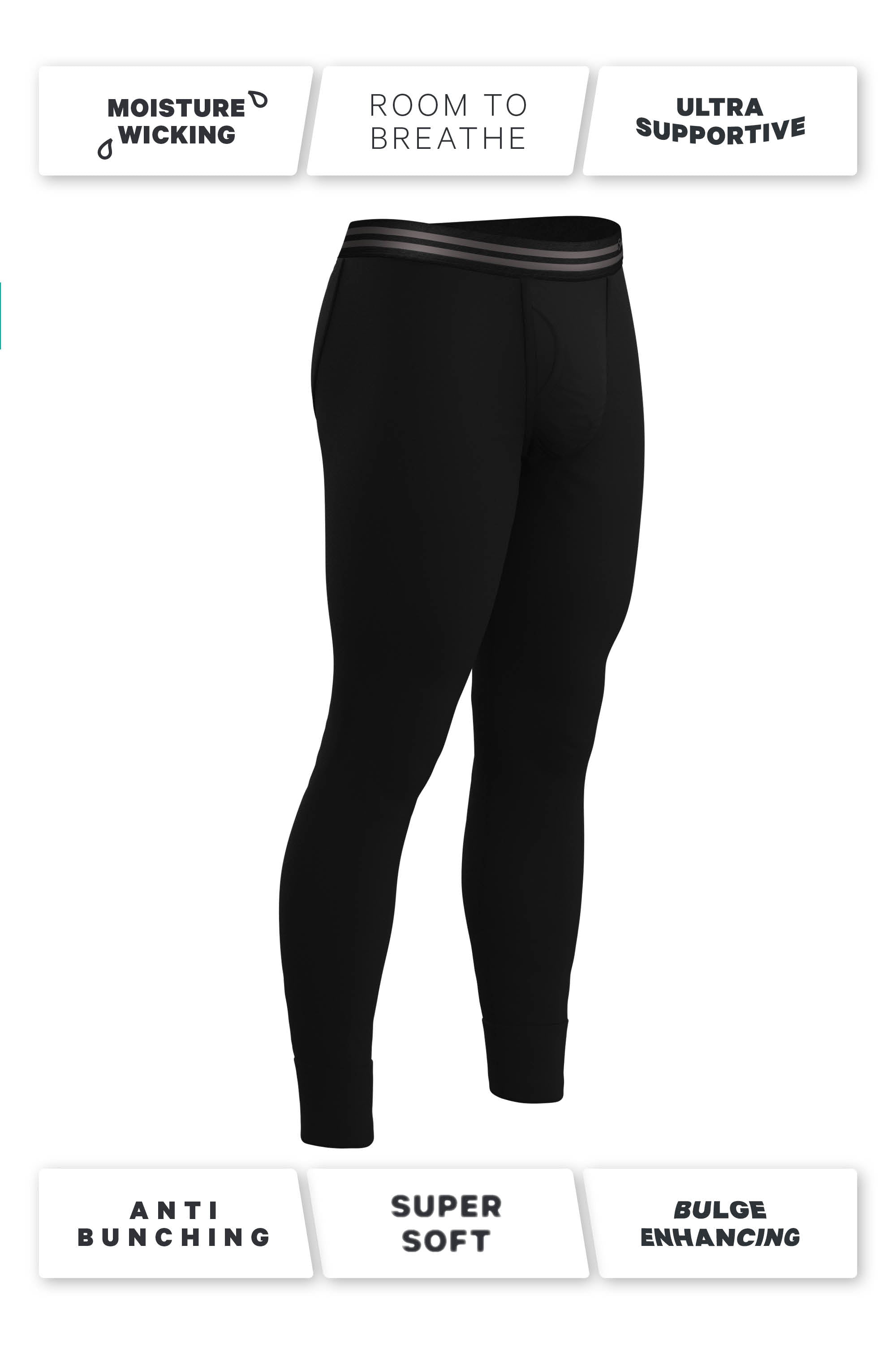 The Threat Level Midnight | Black Ball Hammock® Long Johns - Shinesty