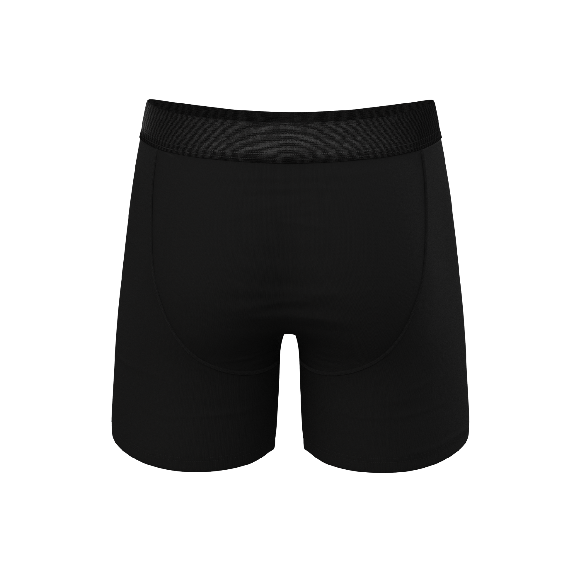 The Threat Level Midnight | Black Ball Hammock® Pouch Underwear With Fly - Shinesty