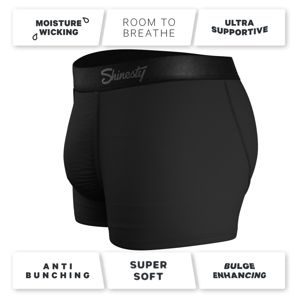 The Threat Level Midnight | Black Ball Hammock® Pouch Trunks Underwear 7 Pack - Shinesty