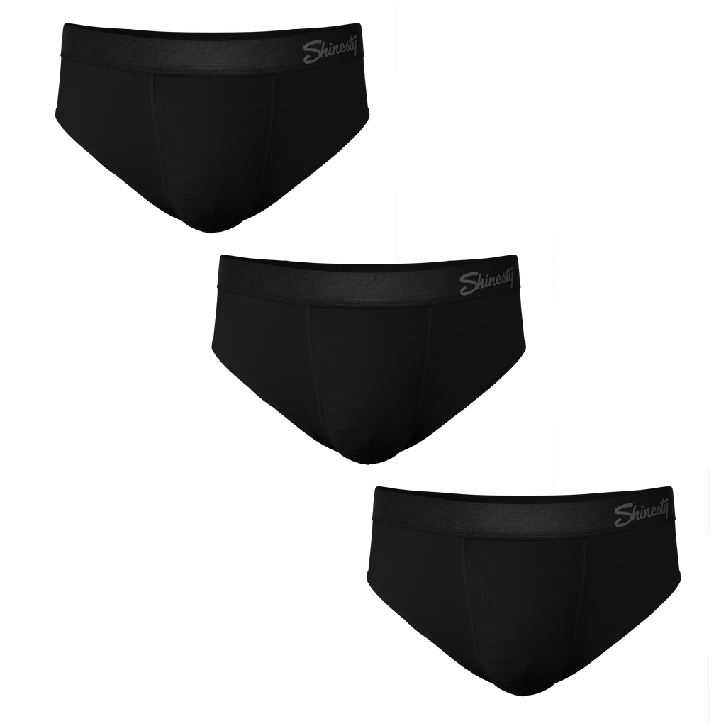 The Threat Level Midnight | Black Ball Hammock® Pouch Underwear Briefs 3 Pack - Shinesty
