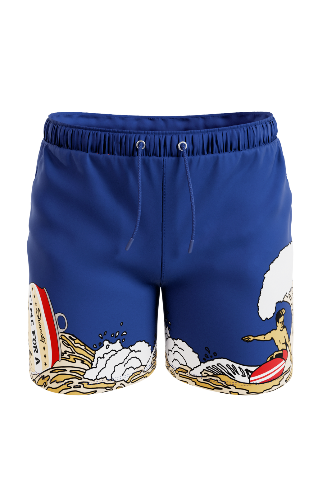 The Tidal Lager | Beer Surfer Ball Hammock® Pouch 5" Swim Trunks - Shinesty