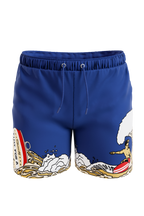 The Tidal Lager | Beer Surfer Ball Hammock® Pouch 8" Swim Trunks - Shinesty