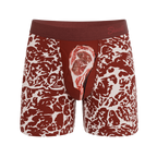 The Tomahawk | Marbled Meat Ball Hammock® Pouch Underwear With Fly - Shinesty