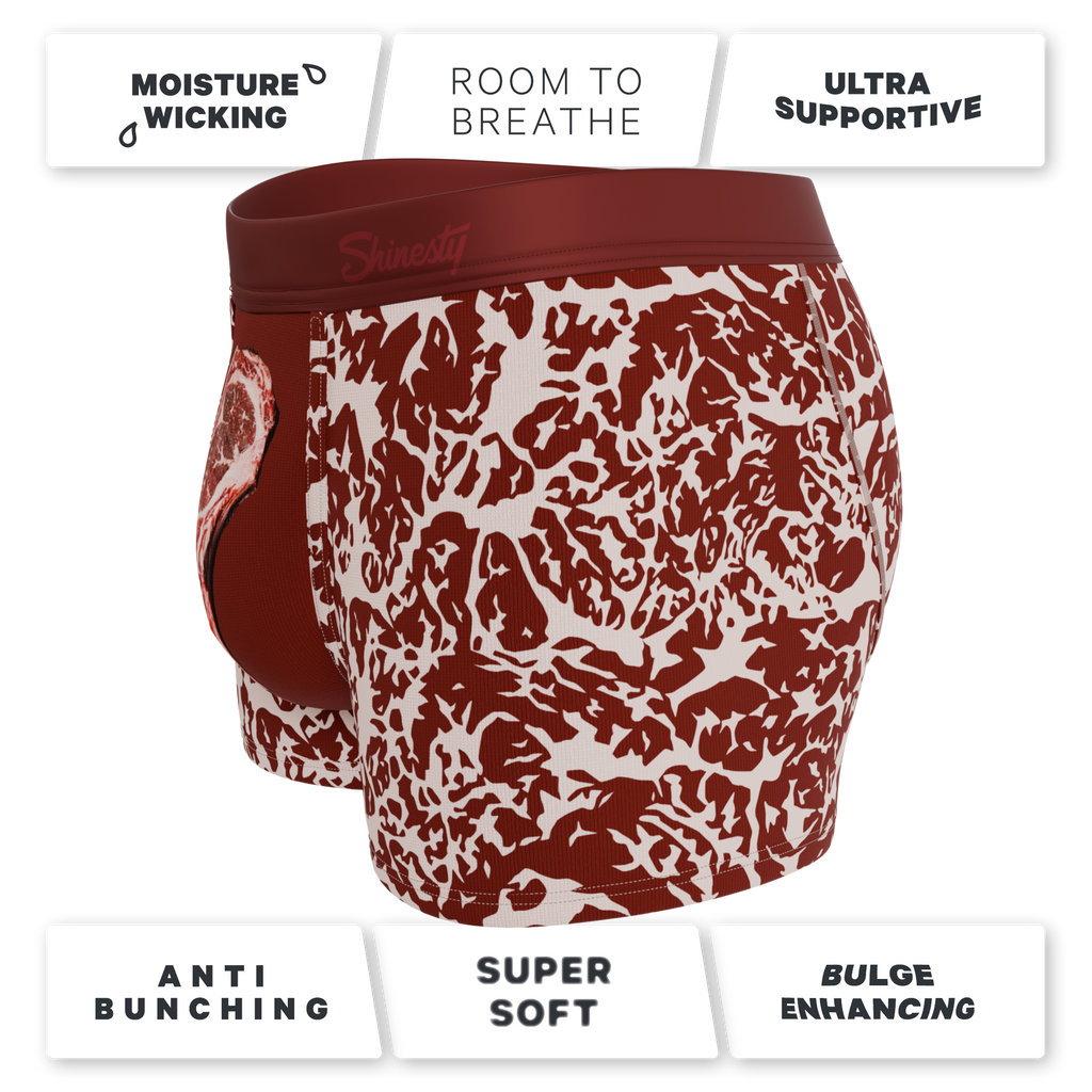 The Tomahawk | Marbled Meat Ball Hammock® Pouch Trunks Underwear - Shinesty