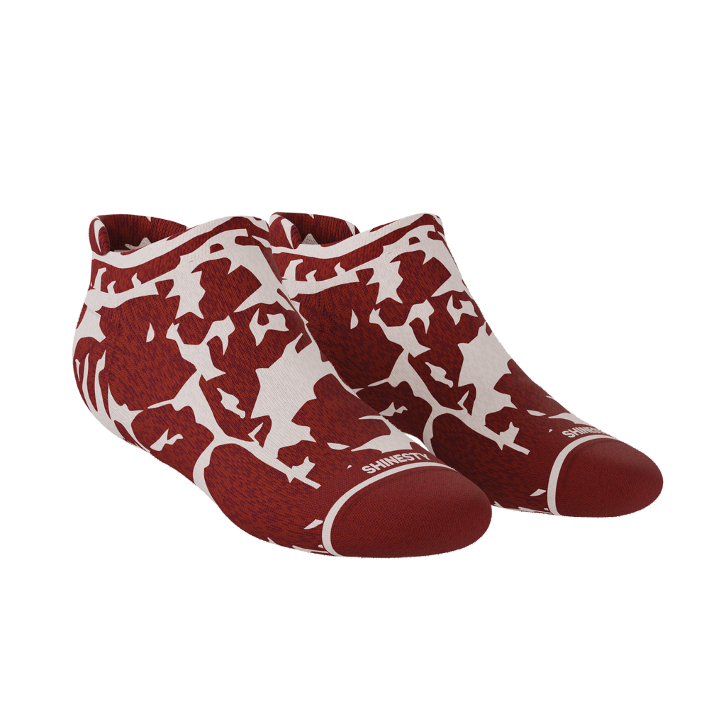 The Tomahawk | Marbled Meat Heel Hammock™ Ankle Socks - Shinesty