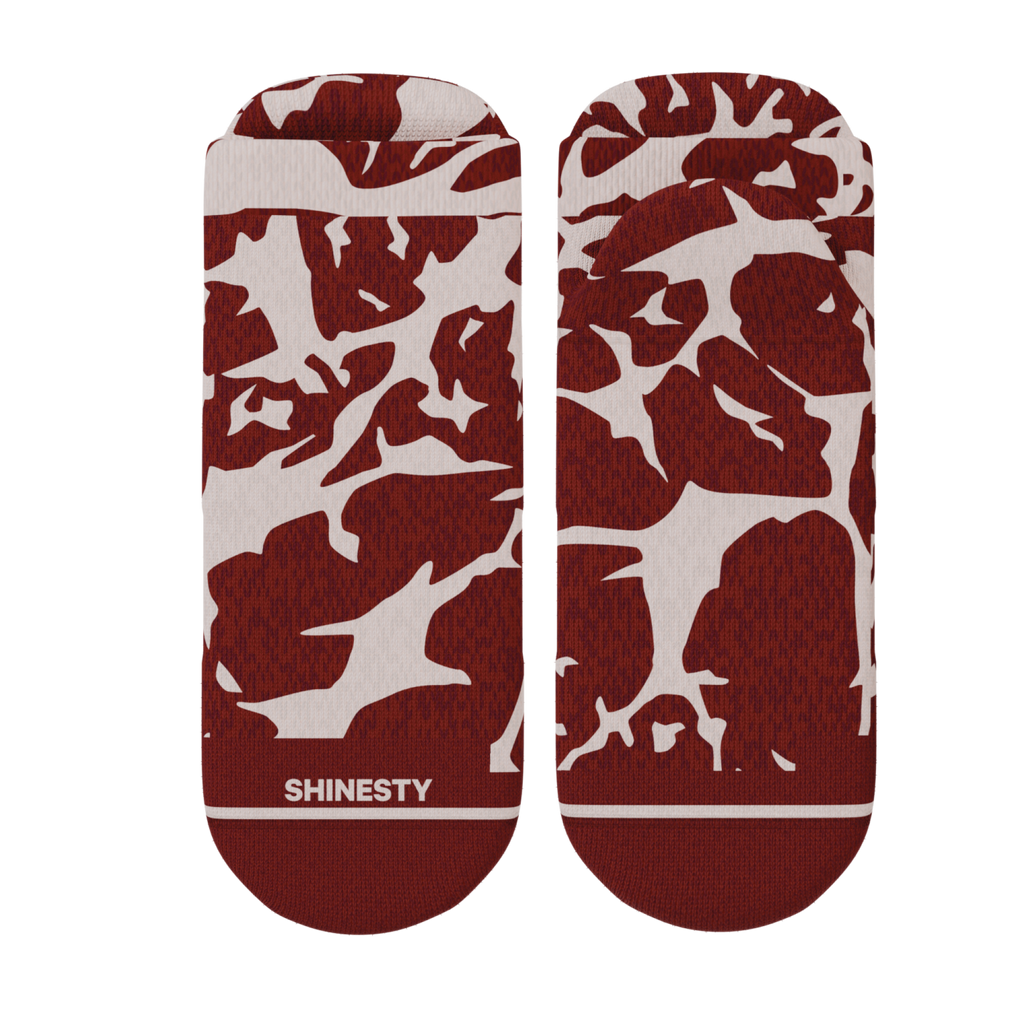 The Tomahawk | Marbled Meat Heel Hammock™ Ankle Socks - Shinesty