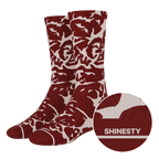 The Tomahawk | Marbled Meat Heel Hammock™ Crew Socks - Shinesty
